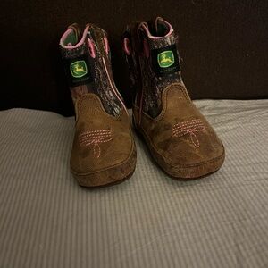 John Deere baby boots